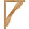 Ekena Millwork Olympic Block Rough Sawn Bracket w/ Offset Brace, Western Red Cedar, 4"W x 22"D x 30"H BKT0402X22X30OLY05RWR - alternate 2